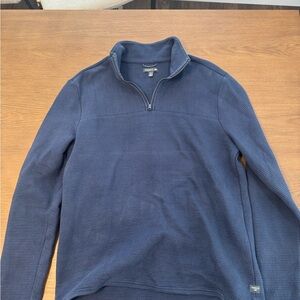 Toad&Co Men's Blue Zip-Up Sweater
